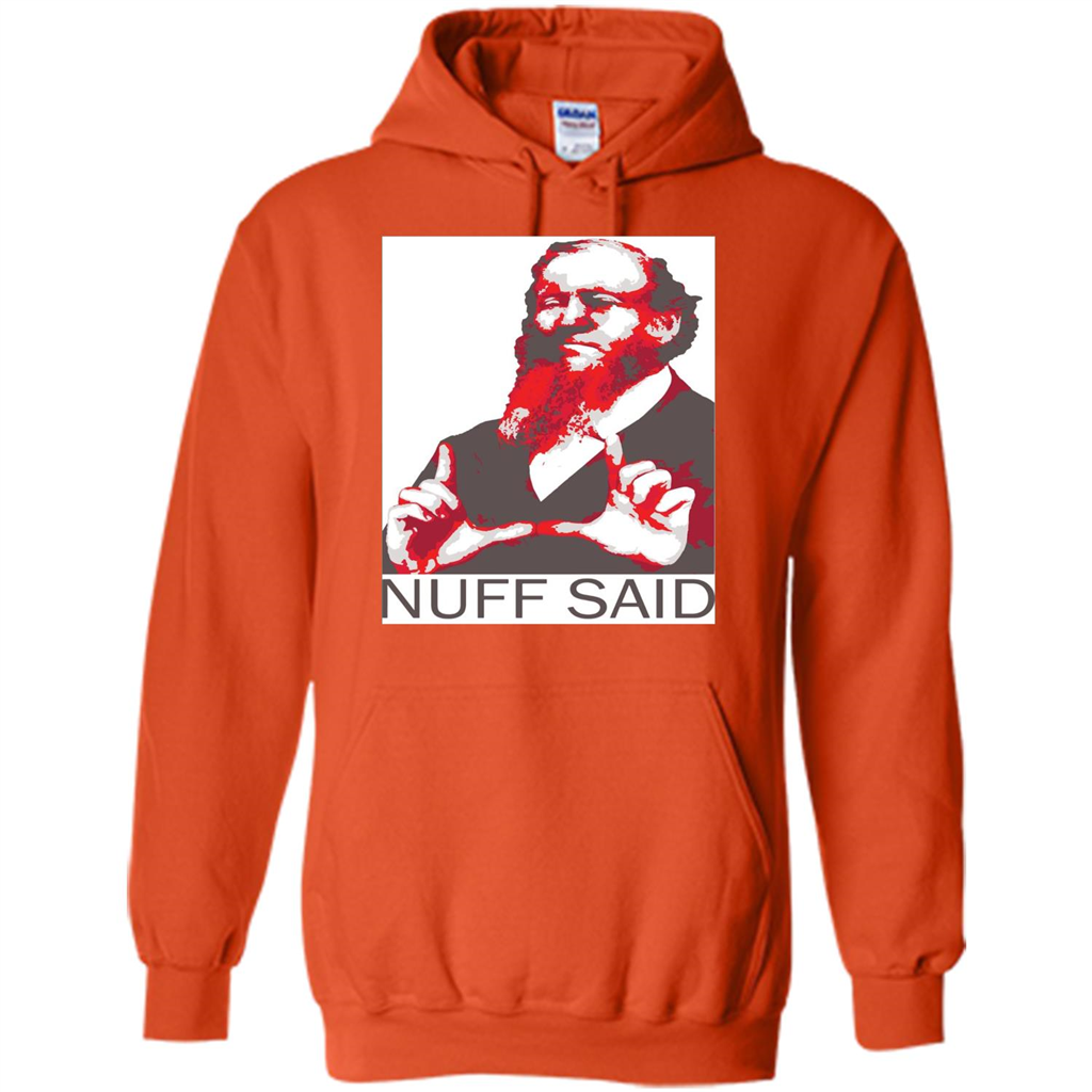 True Fan T-shirt Nuff Said Orange