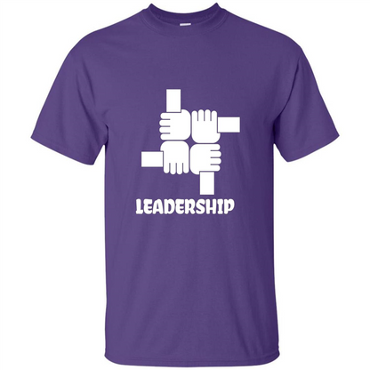 Leadership T-shirt Leadership And Management T-shirt Purple