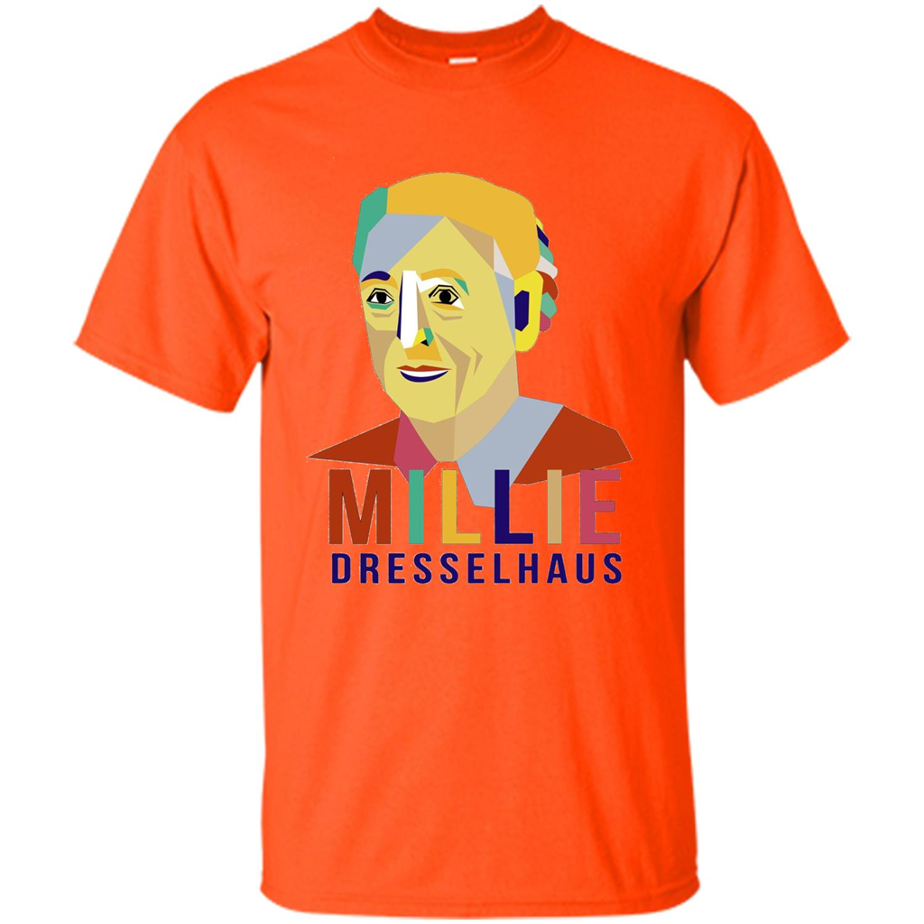 Mildred Dresselhaus - The Queen Of Carbon Science T-shirt Orange