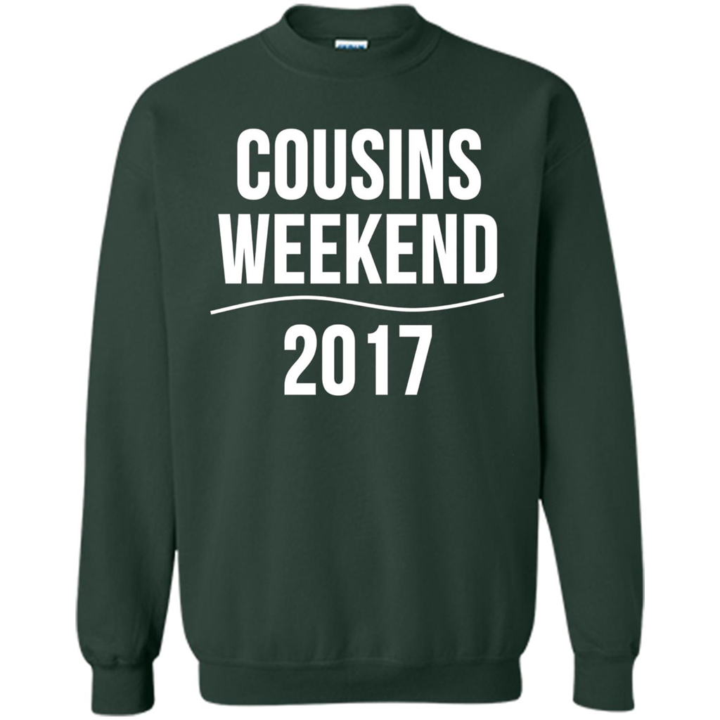 Family T-shirt Cousins Weekend 2017 Forest Green