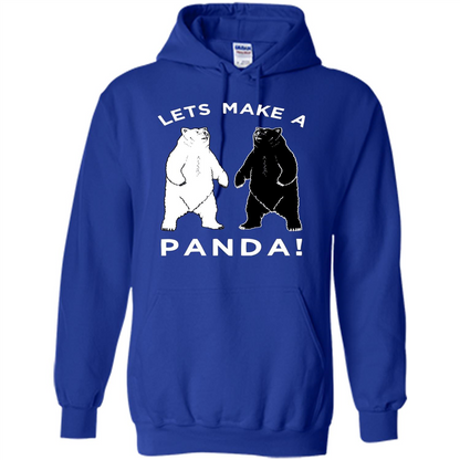 Funny Panda T-shirt Lets Make A Panda T-Shirt Royal