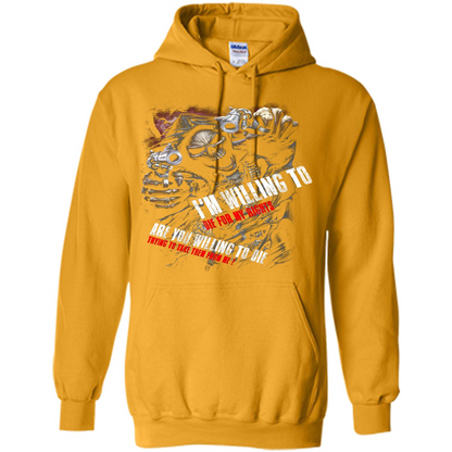 I'm Willing To Die For My Rights T-shirt Gold