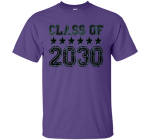 Class of 2030 Grow With Me T-Shirt - Kindergarten, White t-shirt