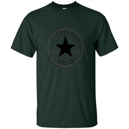 Cleveland Ohio T-shirt United States T-shirt Forest Green