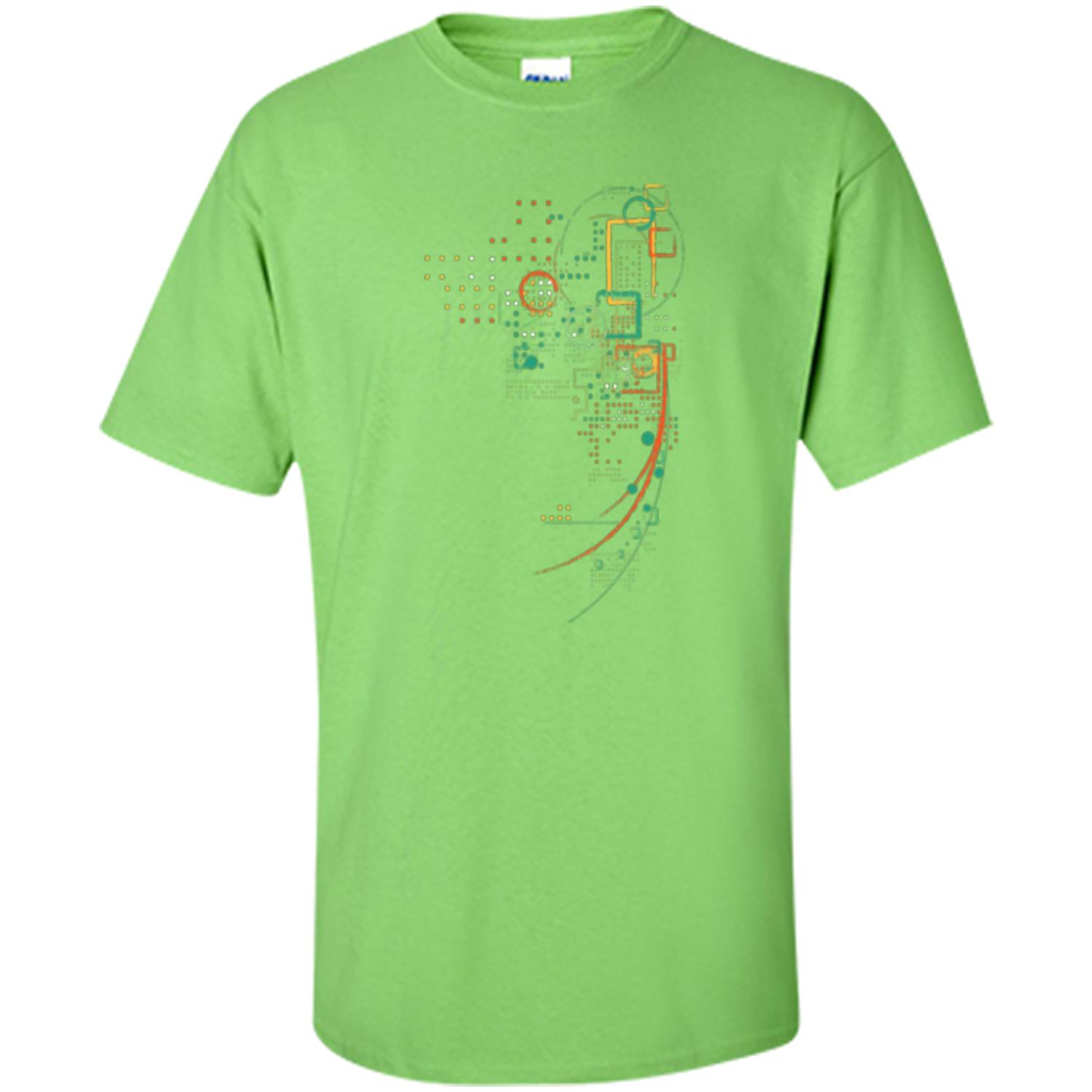 City Grid T-shirt Lime
