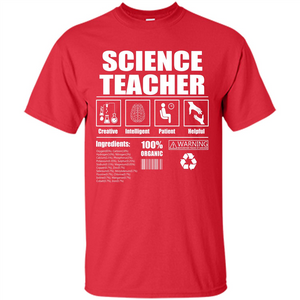 Science Teacher T-shirt Science Teacher Facts T-shirt