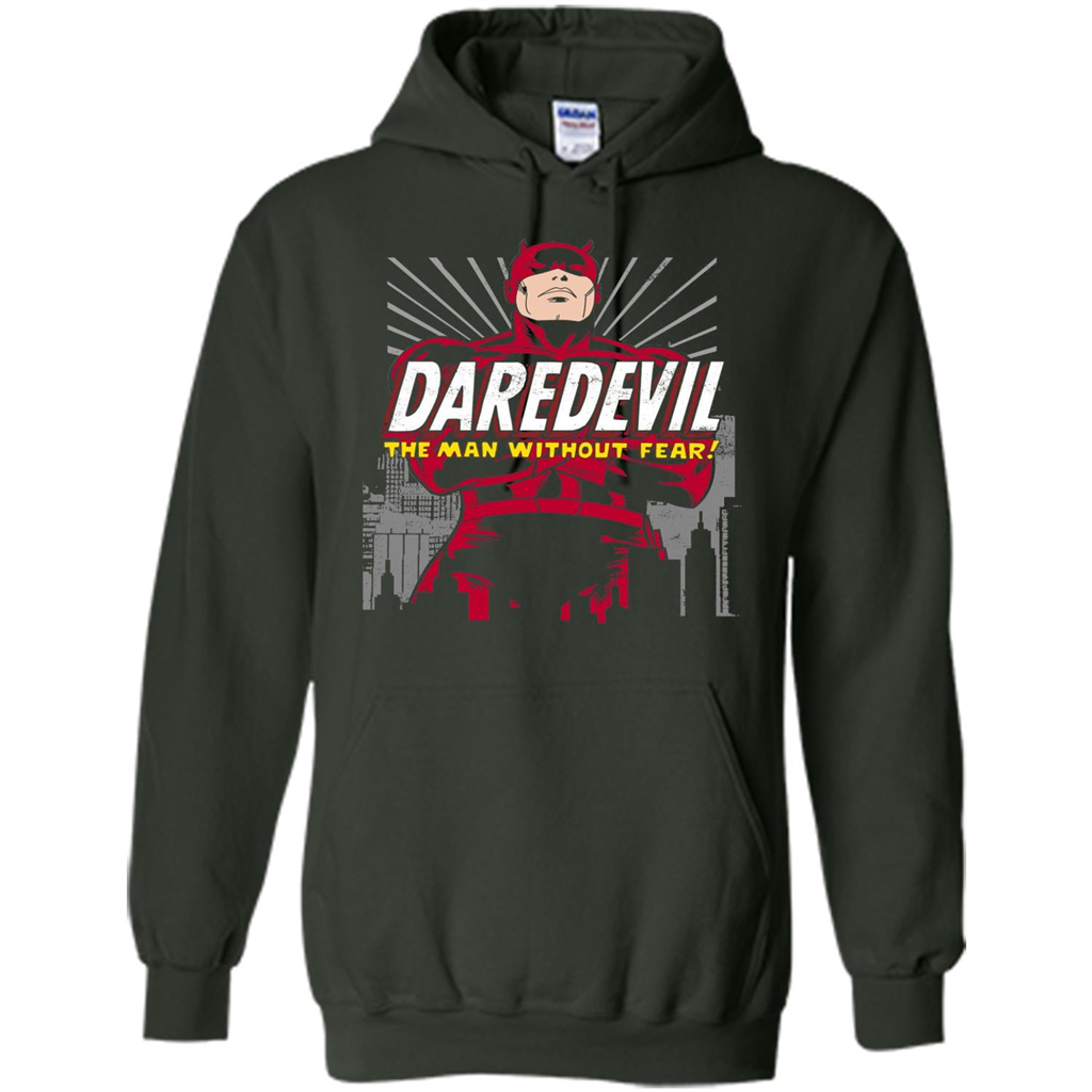 Movies T-shirt Marvel Daredevil The Man Without Fear Forest Green