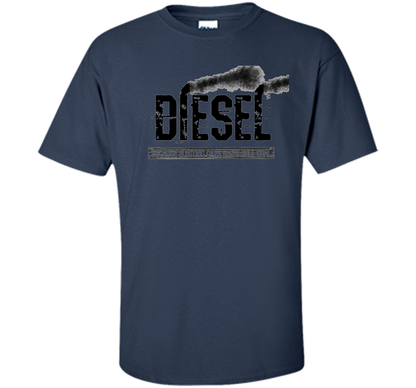 Diesel Rolling Coal T-Shirt Black Smoke Lifted Truck T-shirt Navy