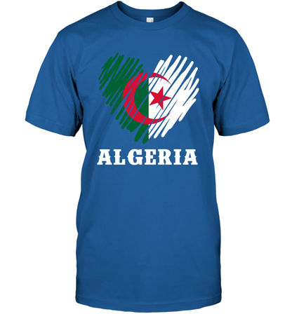 Algeria Flag Shirt T-Shirt T-Shirt Royal