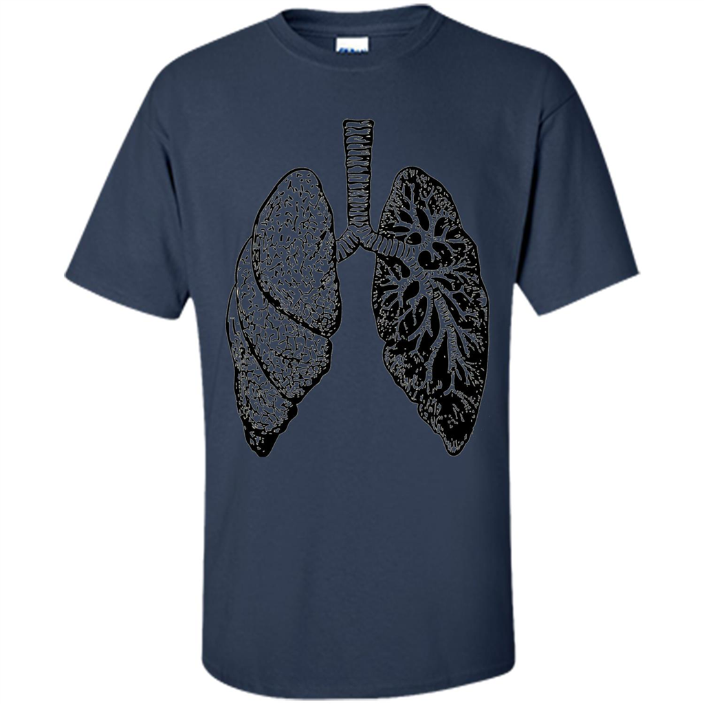 Lungs T-shirt Navy