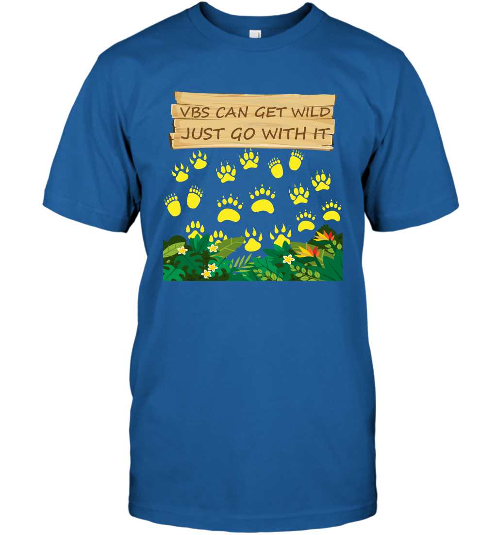Vbs Can Get Wild Just Go With It Vacation Bible School Shirt T-Shirt T-Shirt Royal
