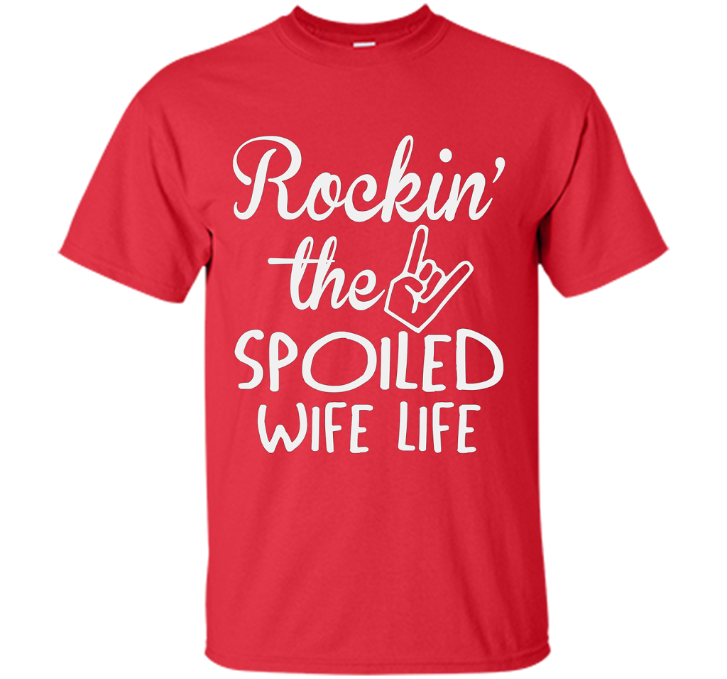 Rockin The Spoiled Girlfriend Life T-shirt Red