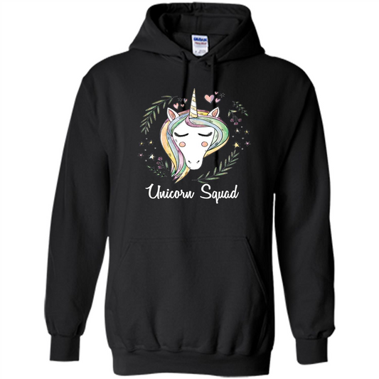 Unicorn Squad Funny T-shirt Cute Unicorn Black