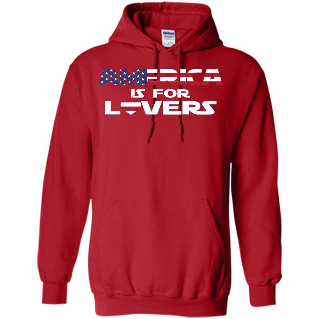 America Is For Lovers T-shirt Red
