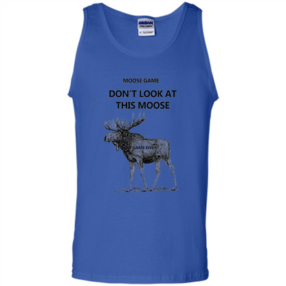 Moose Game Don't Look at This Moose Funny T-shirt Royal