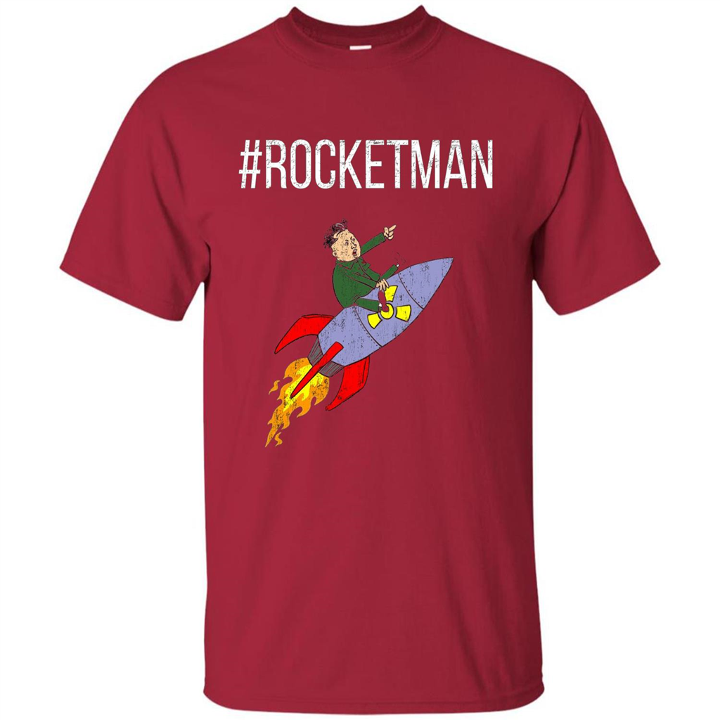 Rocket Man Funny T-shirt Cardinal