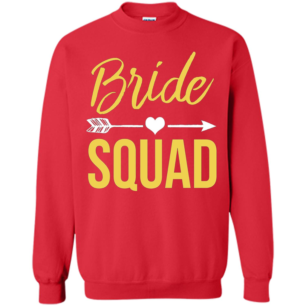 Bachelorette Party T-Shirts Bridesmaids Bride Squad T-Shirt Red