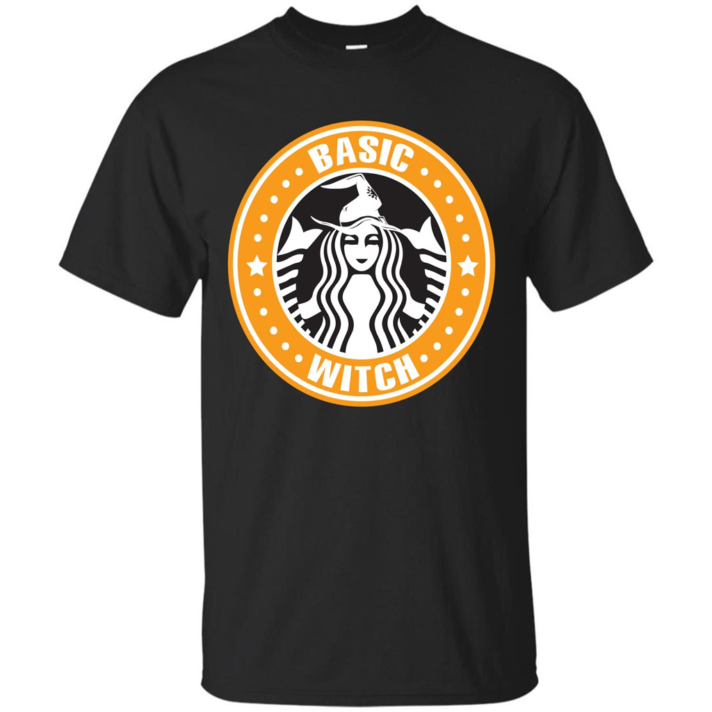 Halloween T-shirt Basic Witch T-shirt Black