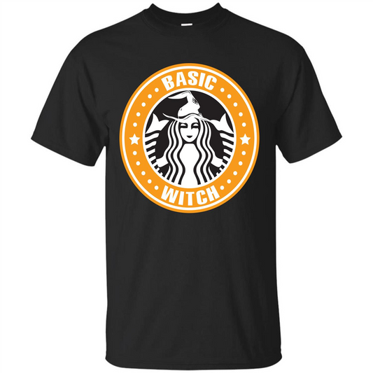 Halloween T-shirt Basic Witch T-shirt Black