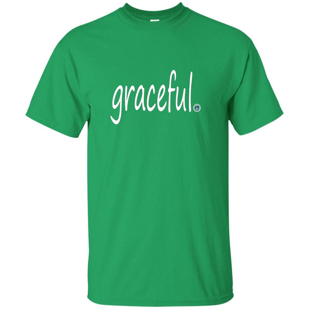 Graceful T-shirt World Peace Point Irish Green