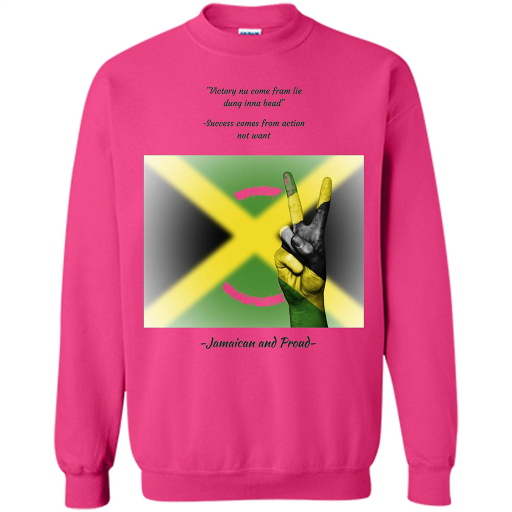 Jamaican Pride T-shirt Jamaican And Proud Heliconia