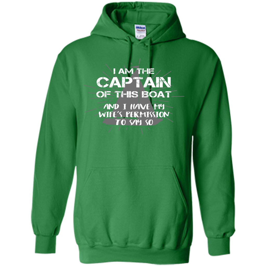 I Am The Captain Of This Boat Irish Green