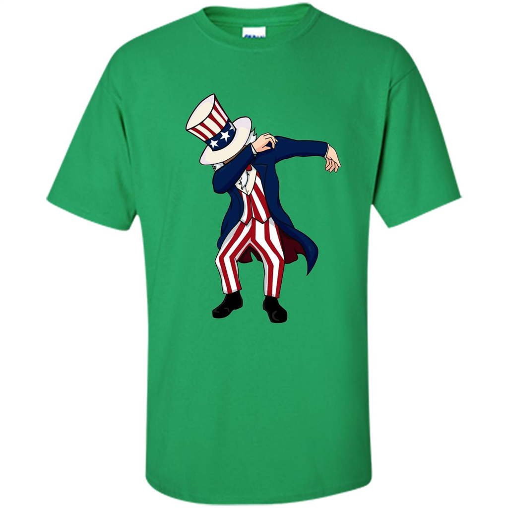 Independence Day 4th of July T-shirt Dabbing Irish Green