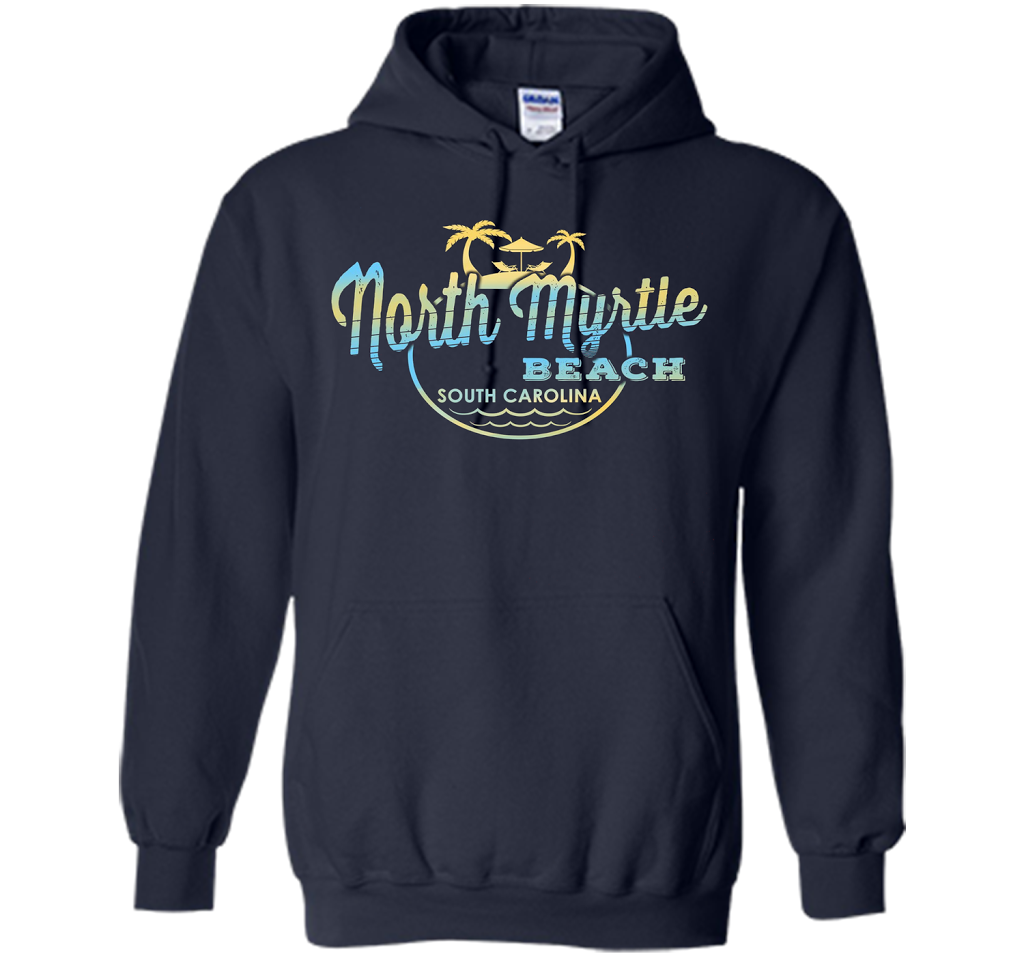 north myrtle South Carolina beach tshirt cool shirt Navy