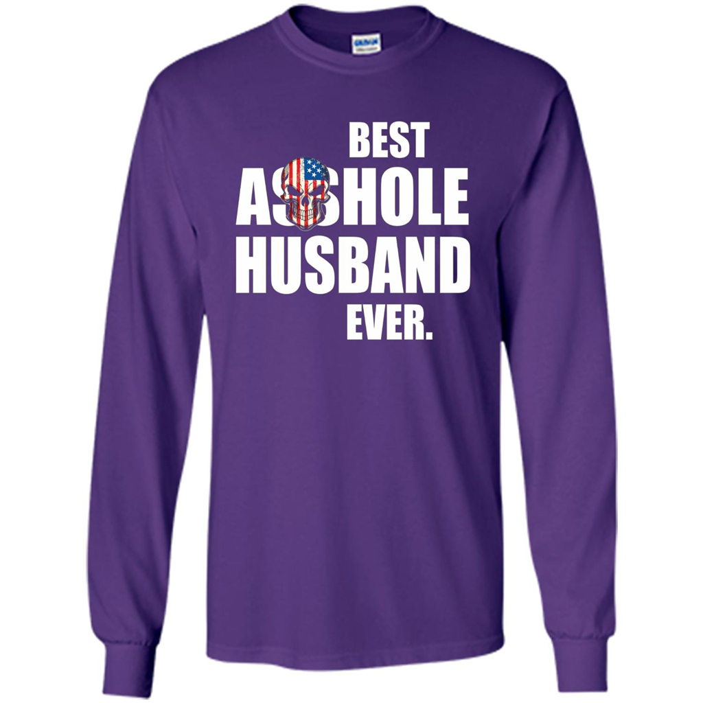 Best Asshole Husband Ever T-shirt Purple