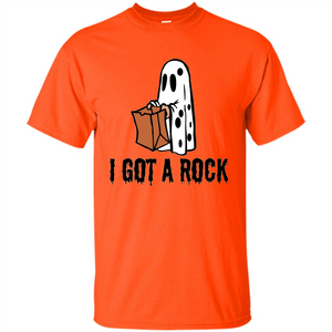 Halloween Ghost T-shirt I Got A Rock