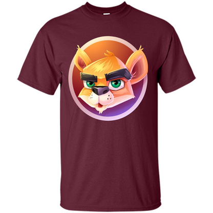 Circle Fox T-Shirt Maroon