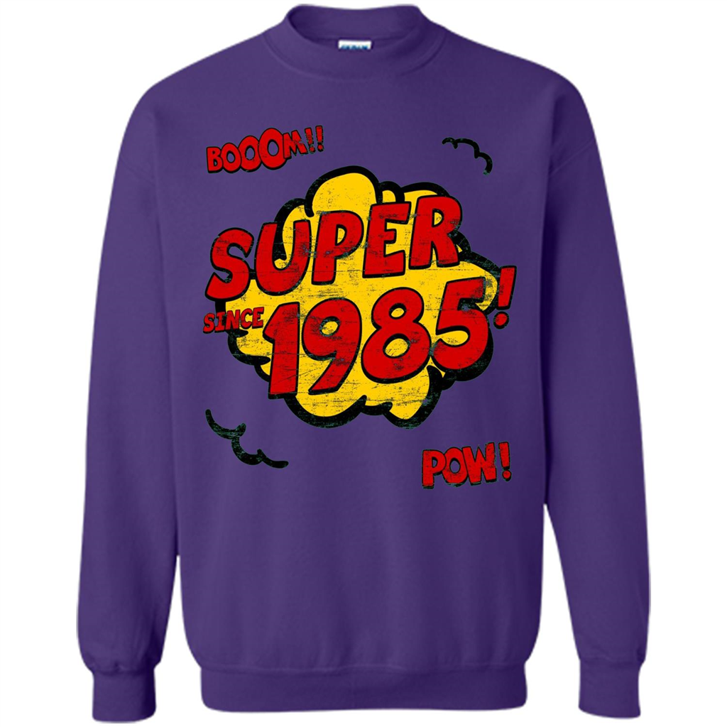 Birthday Gift T-shirt Super Since 1985 Orange