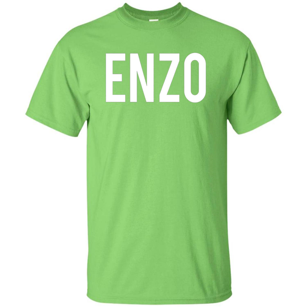 Enzo T-Shirt - Cool New Funny Name Lime