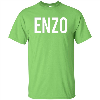 Enzo T-Shirt - Cool New Funny Name Lime