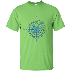 Life is Good T-shirt Compass Rose Nautical Sailing T-shirt