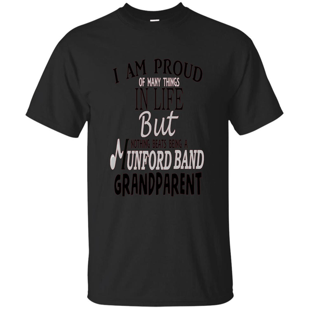 Proud Grandparent T-shirt Nothing Beats Being A Grandparent Black