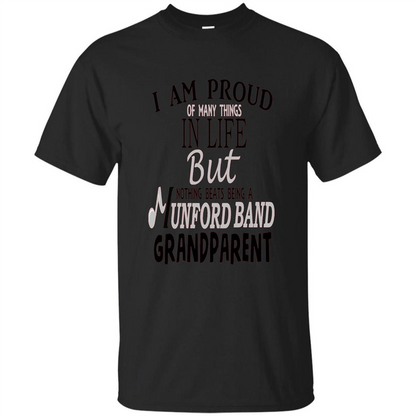 Proud Grandparent T-shirt Nothing Beats Being A Grandparent Black