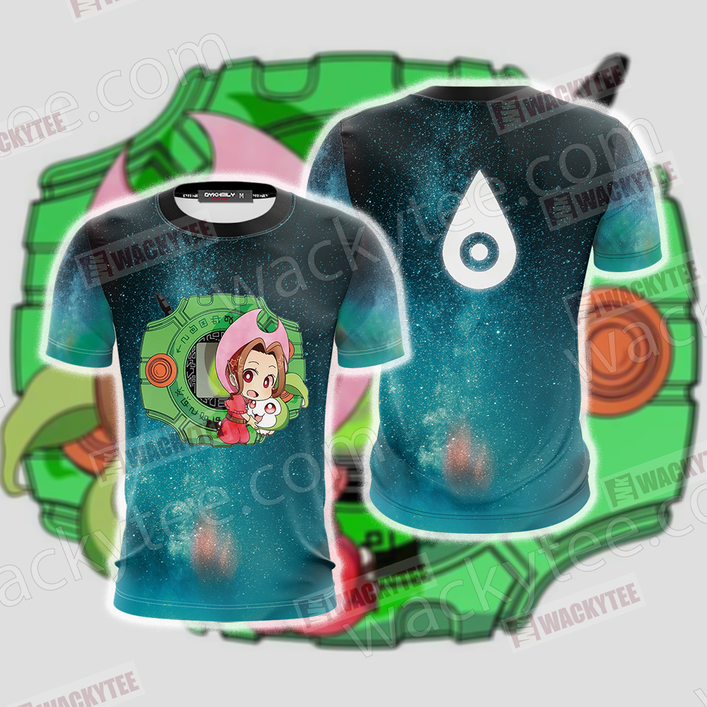 Digimon Mimi And Tanemon Unisex 3D T-shirt