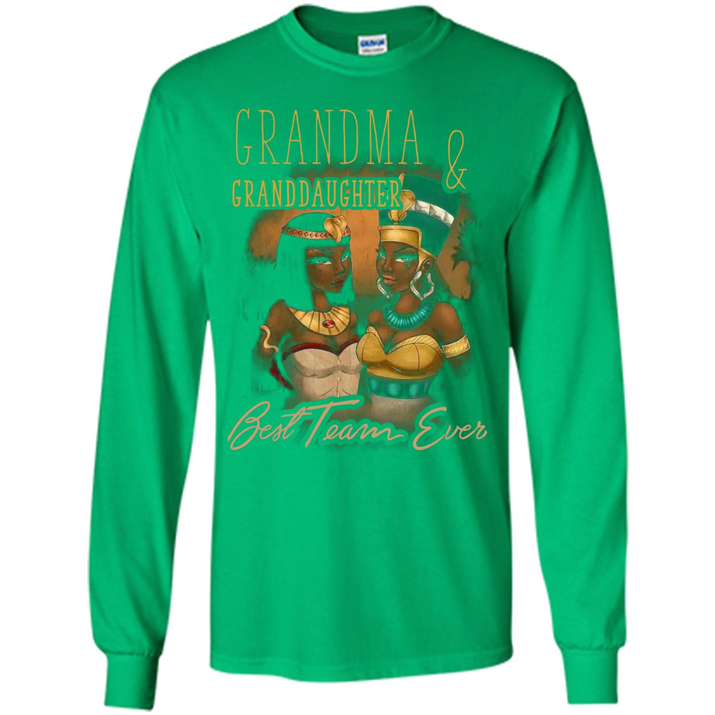 Family T-shirt Grandma Granddaughter Best Team Ever T-shirt