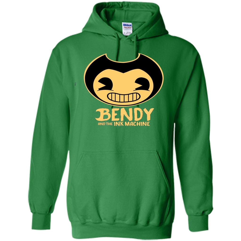 Cartoon Internet Game T-shirt Bendy And The Ink Machine Irish Green