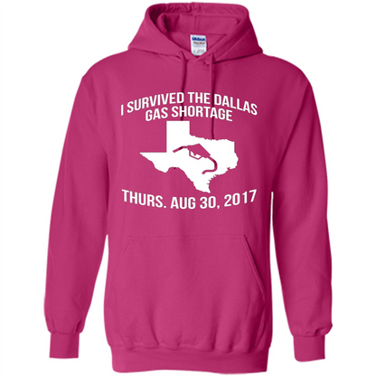 I Survived The Dallas Gas Shortage Thurs. Aug 30, 2017 T-shirt Heliconia