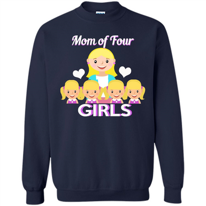 Mothers Day Gift from Daughter Mom Of Four Girls Navy