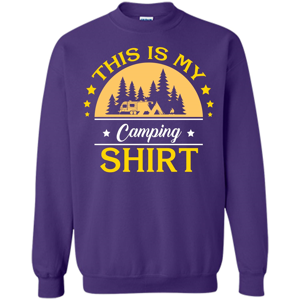 Camping T-shirt This Is My Camping Shirt T-shirt Purple