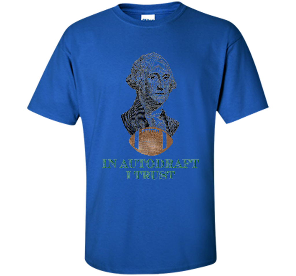Football T-shirt In Autodraft I Trust T-shirt Royal