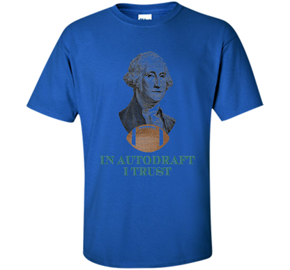 Football T-shirt In Autodraft I Trust T-shirt Royal