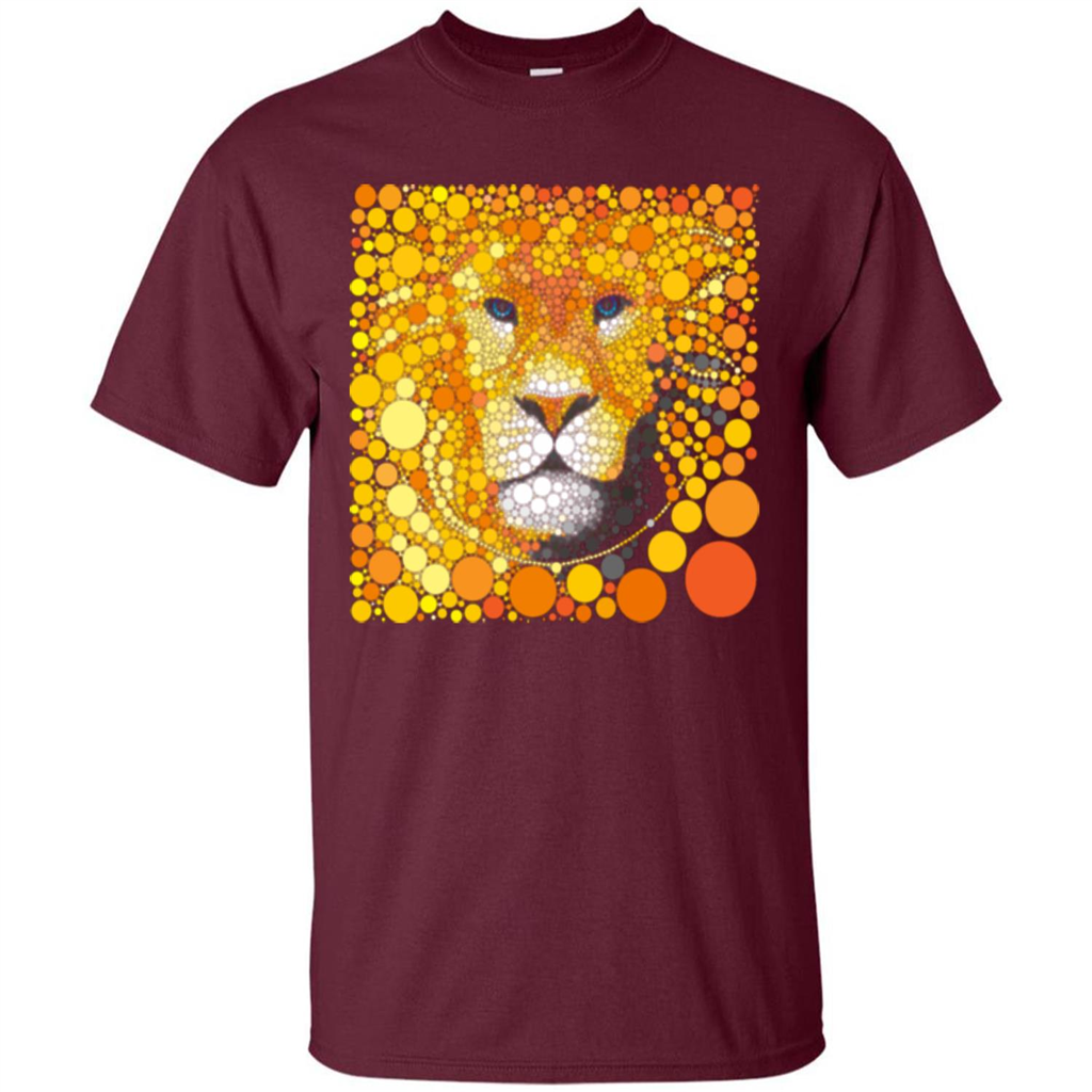 Lion T-shirt Maroon