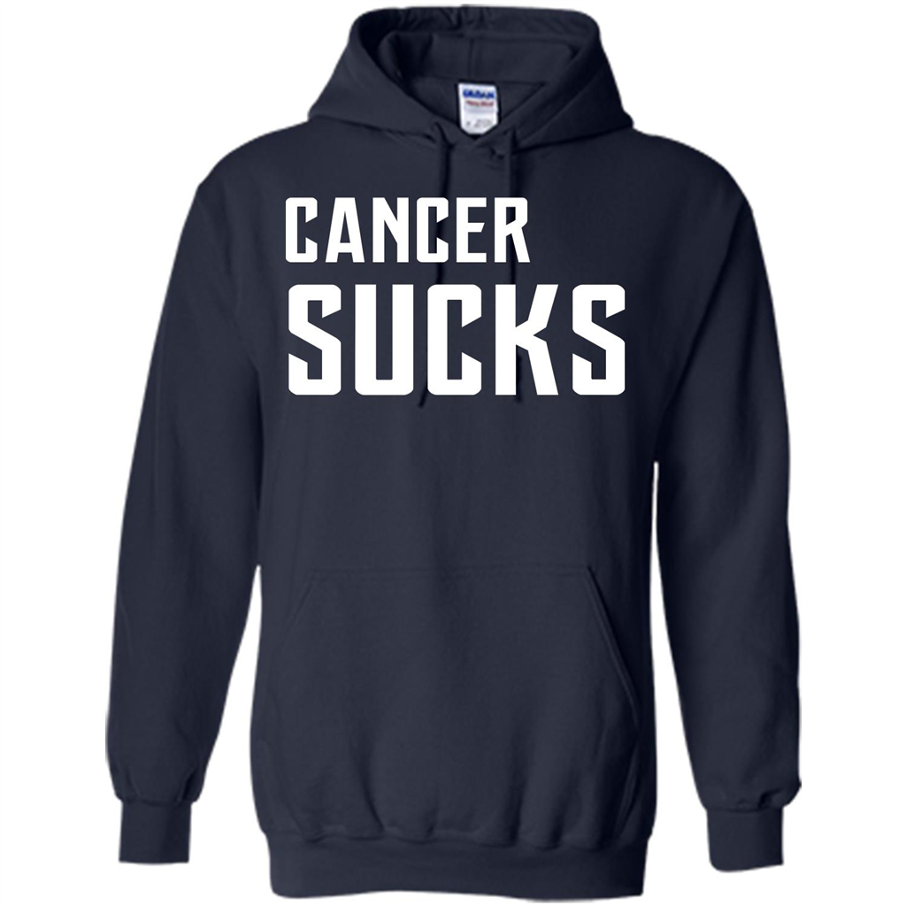 Cancer Sucks T-shirt Navy