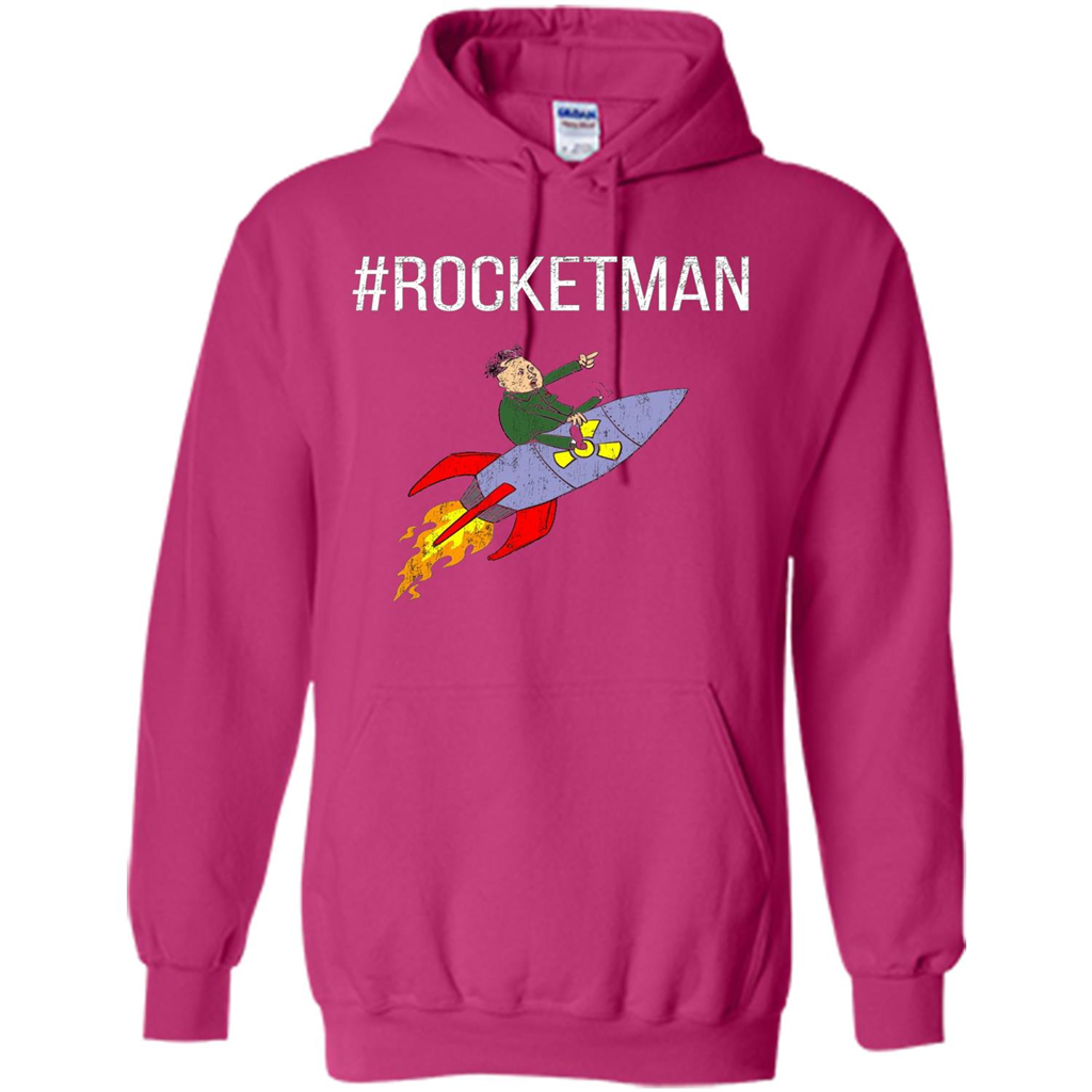 Rocket Man Funny T-shirt Heliconia