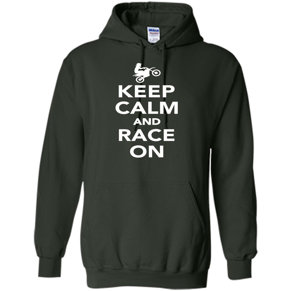 Keep Calm And Race On Motorcross T-shirt