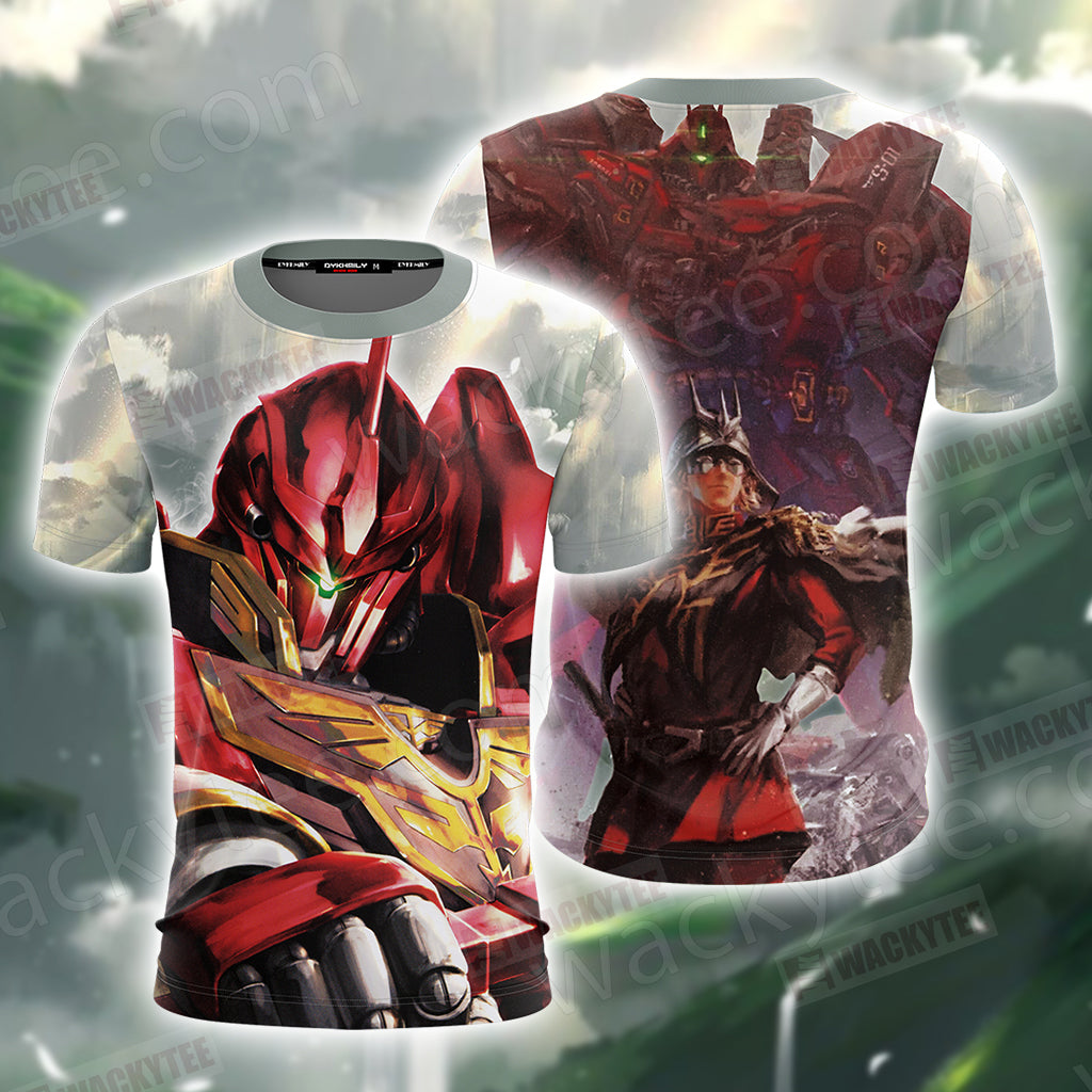 Mobile Suit Gundam Sinanju 3D T-shirt